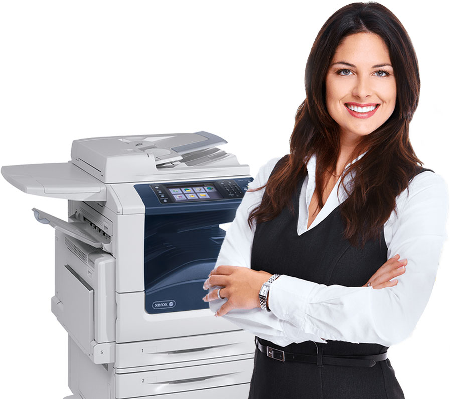 Copier with office lady