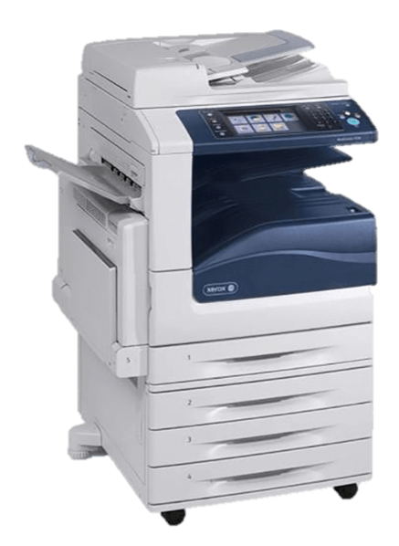 An older generation office copier representative of current equipment